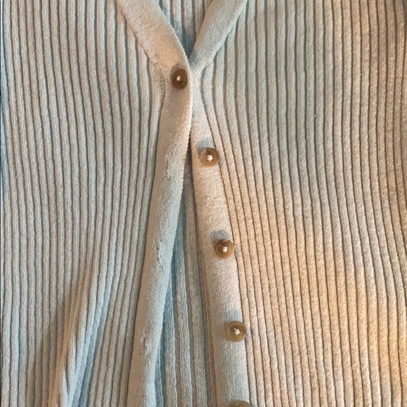 Aeropostale white button up cardigan - Picture 3 of 4